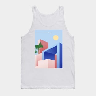 Boho travel art. Egypt, Morocco, Tunisia poster Tank Top